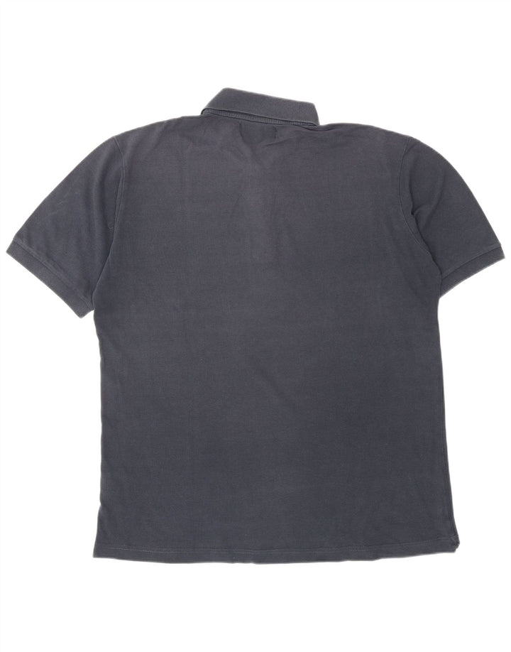 KAPPA Mens Polo Shirt Large Navy Blue Cotton