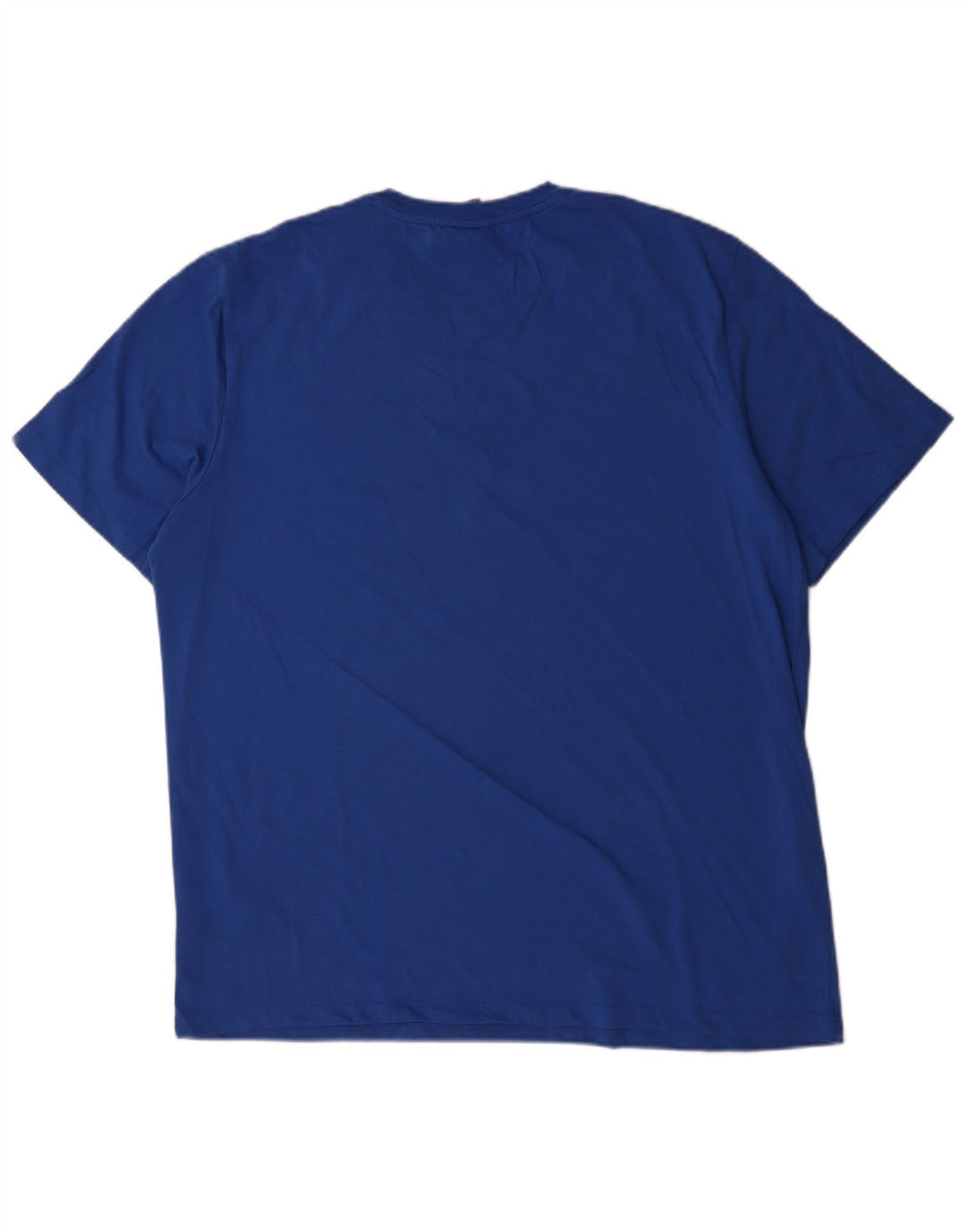 Nike Mens Dri Fit T-Shirt Top 2XL Blue Cotton