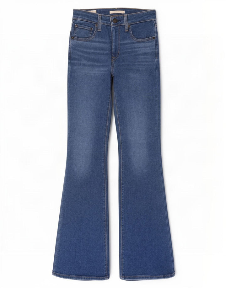 Levi's Womens 726 Flared Jeans W27 L32 Blue Cotton