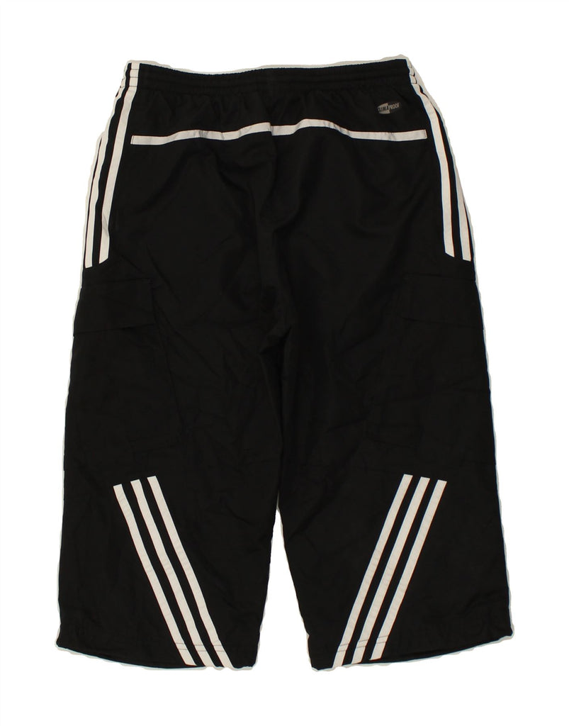 ADIDAS Boys Capri Tracksuit Trousers 15-16 Years Black | Vintage Adidas | Thrift | Second-Hand Adidas | Used Clothing | Messina Hembry 