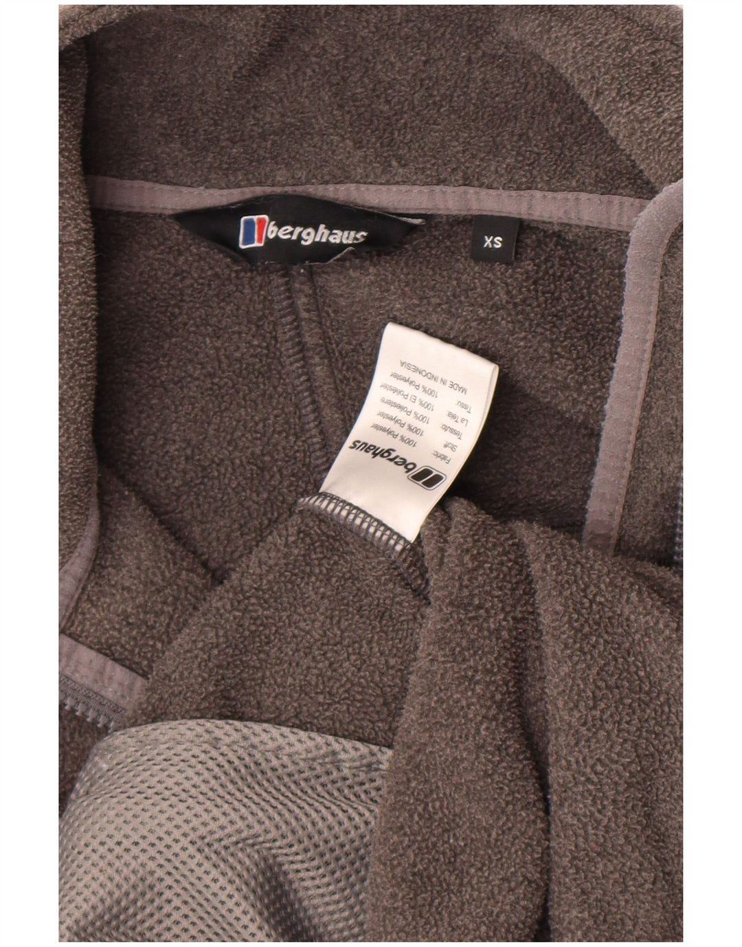 Berghaus Mens Fleece Jacket UK 36 XS Grey Polyester