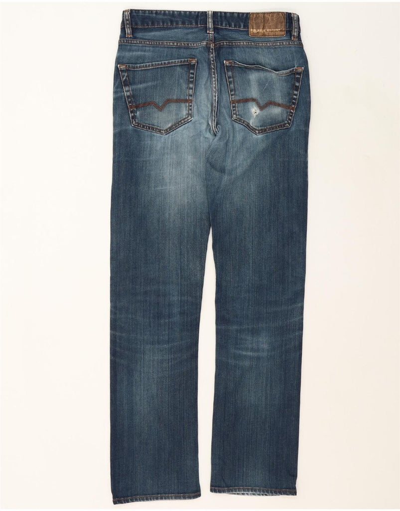 HUGO BOSS Mens Regular Fit Straight Jeans W32 L34 Blue Cotton Vintage Hugo Boss and Second-Hand Hugo Boss from Messina Hembry 