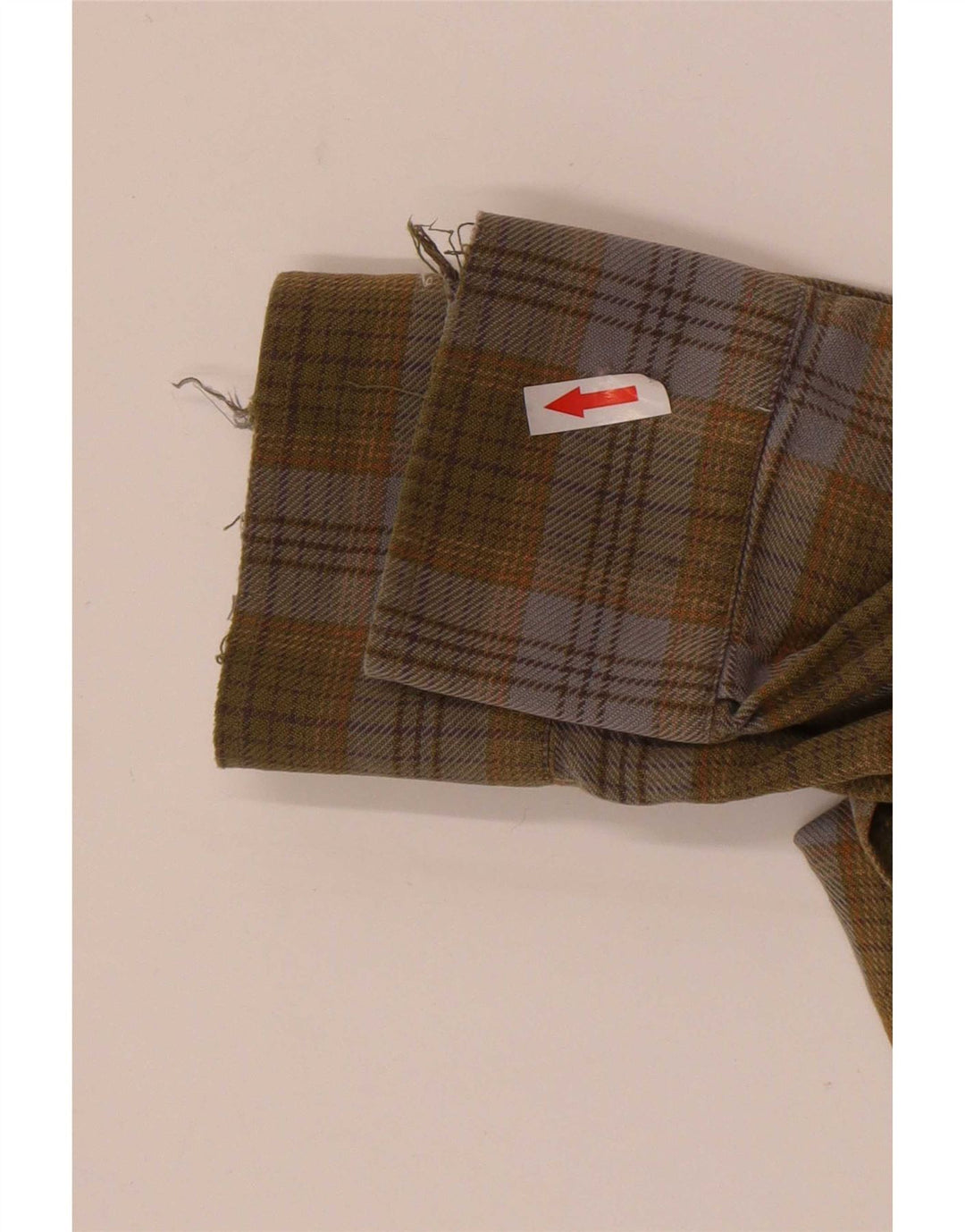 Barbour Mens Flannel Shirt Large Khaki Check Cotton