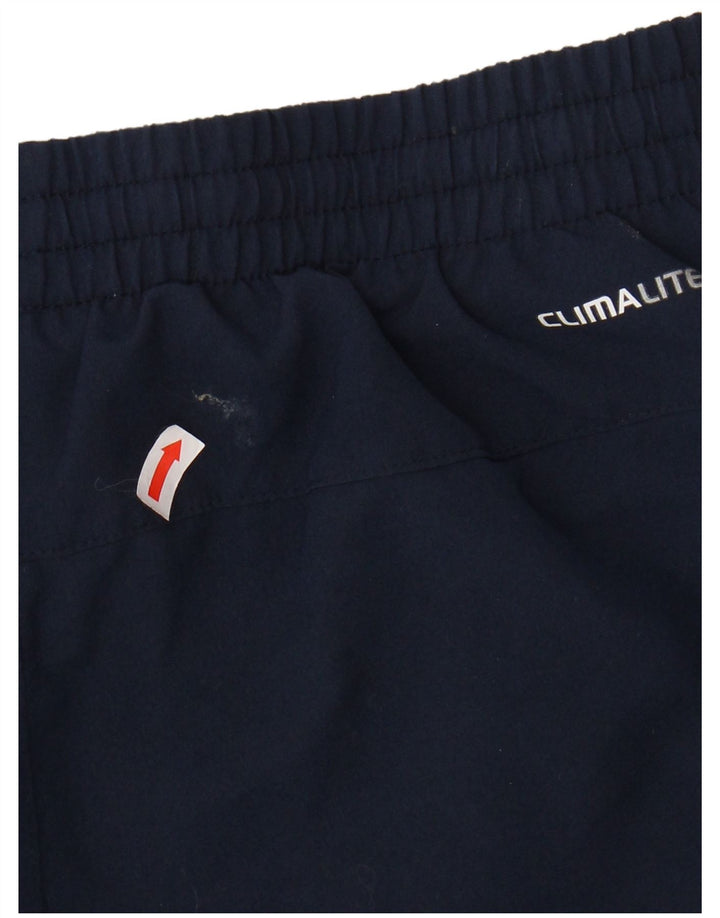 ADIDAS Mens Climalite Sport Shorts Small  Navy Blue Polyester