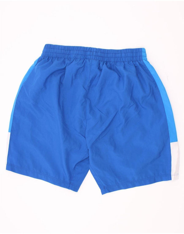 Umbro Boys Sport Shorts 11-12 Years Large Blue Colourblock Polyester