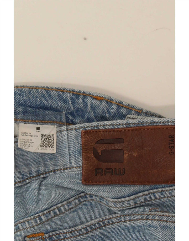 G-Star Mens 3301 Slim Jeans W34 L32 Blue