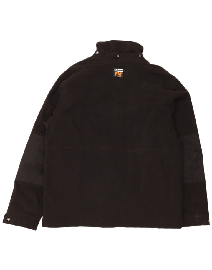 Timberland Mens Windbreaker Jacket UK 40 Large Black Polyamide