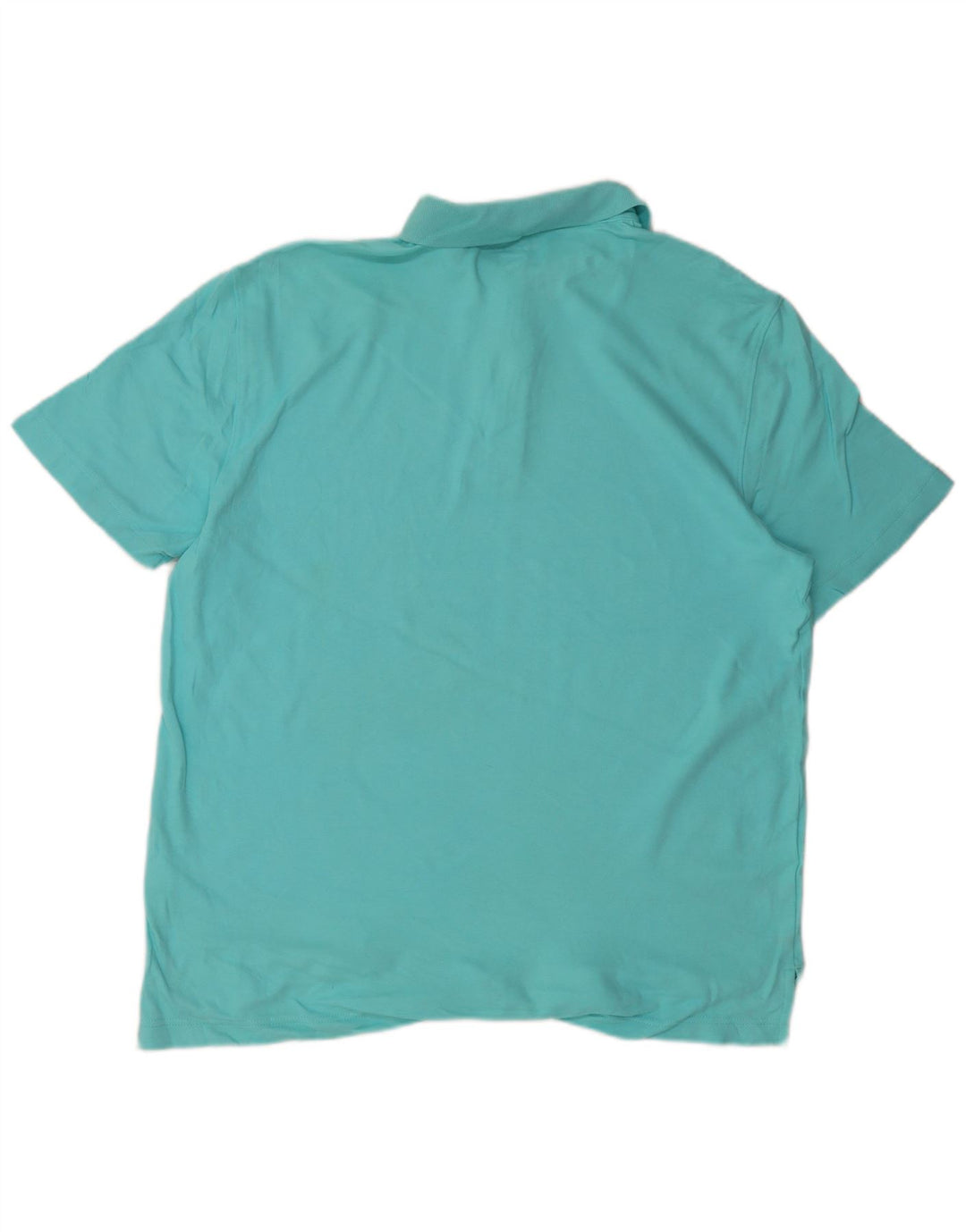 IZOD Mens Polo Shirt Large Blue Cotton