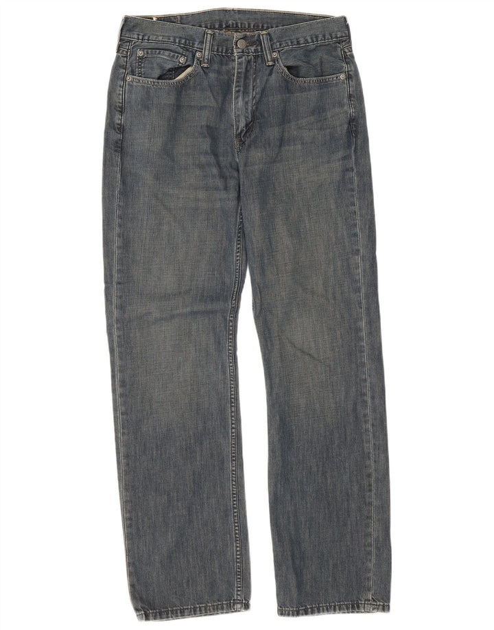 Levi's Mens 514 Straight Jeans W32 L32 Blue Cotton