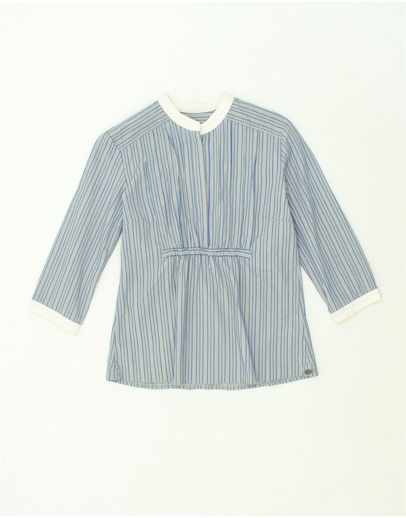MARLBORO CLASSICS Womens Long Sleeve Pullover Shirt EU 40 Medium Blue | Vintage Marlboro Classics | Thrift | Second-Hand Marlboro Classics | Used Clothing | Messina Hembry 