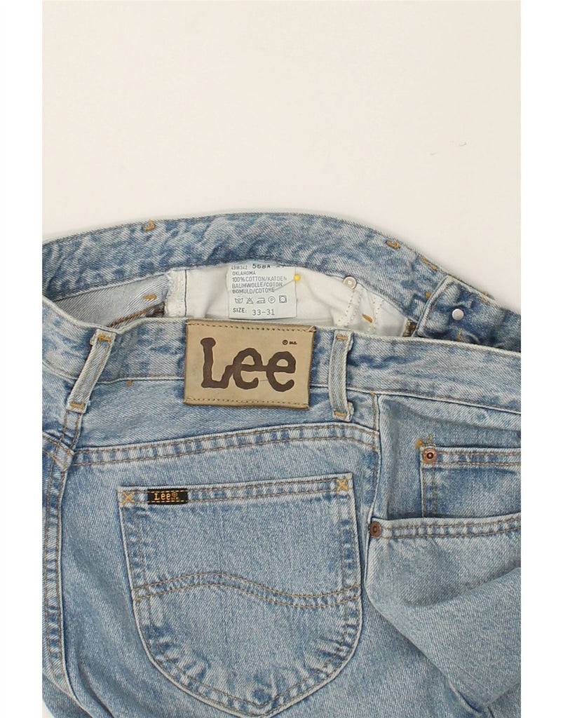 LEE Mens Straight Jeans W33 L28 Blue Cotton | Vintage Lee | Thrift | Second-Hand Lee | Used Clothing | Messina Hembry 