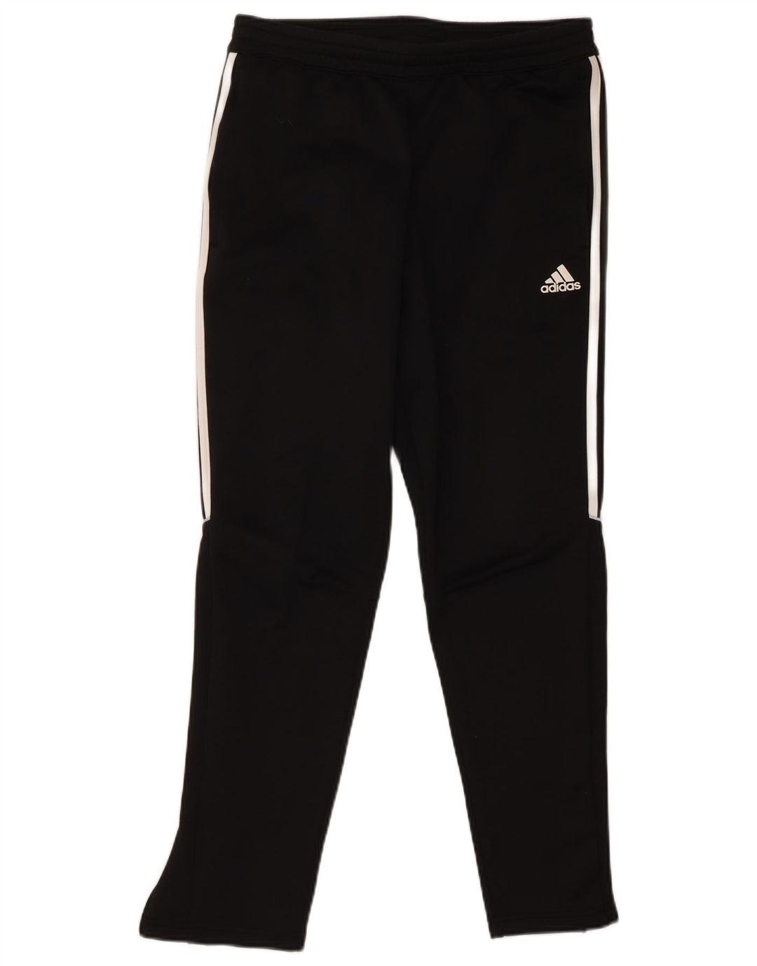 ADIDAS Mens Tracksuit Trousers Medium Black Polyester