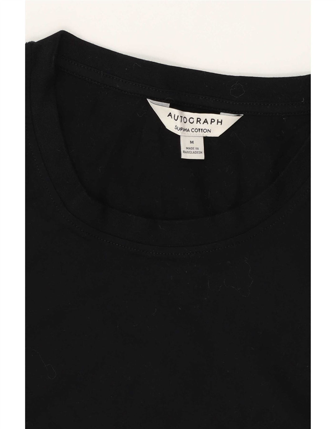 Marks & Spencer Mens Autograph Vest Top Medium Black Cotton