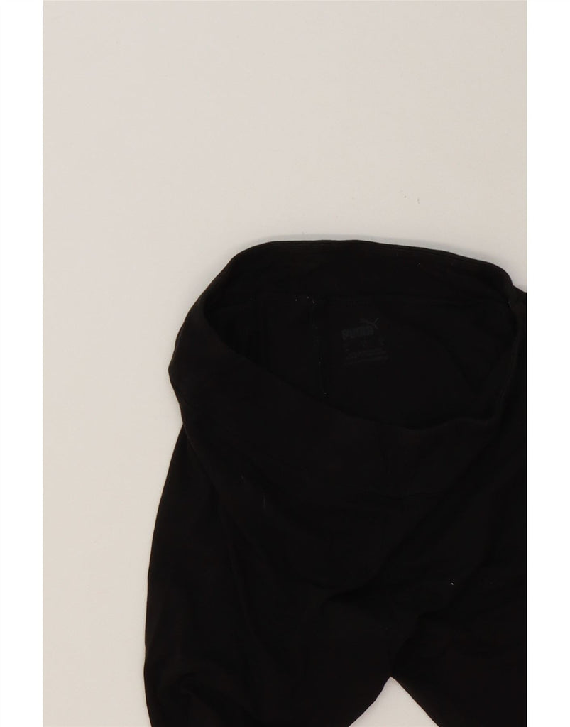 PUMA Womens Leggings UK 10 Small  Black Cotton Vintage Puma and Second-Hand Puma from Messina Hembry 
