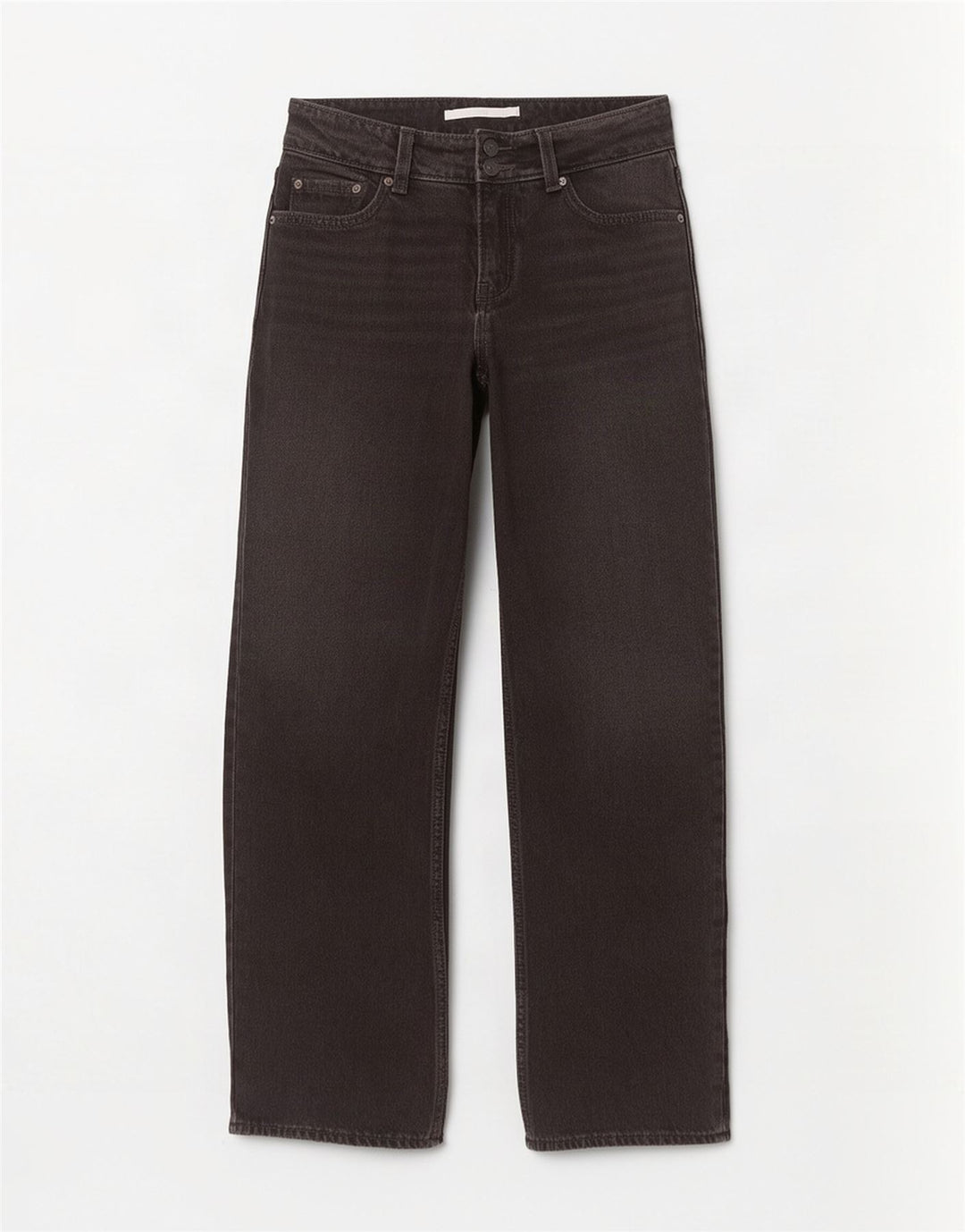 Levi's Womens Wide Leg Jeans W24 L32 Black