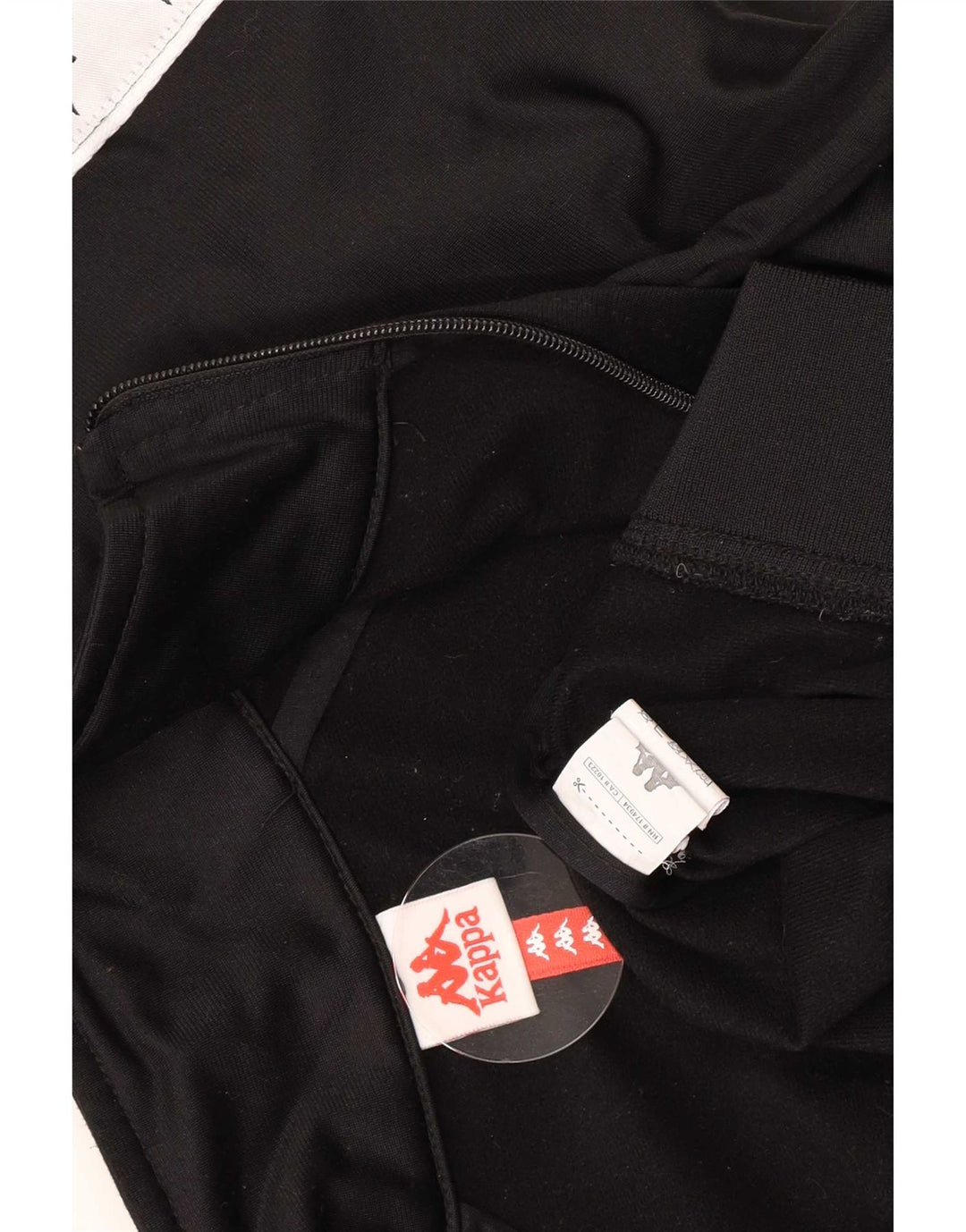 Kappa Boys Graphic Tracksuit Top Jacket 13-14 Years Black Colourblock