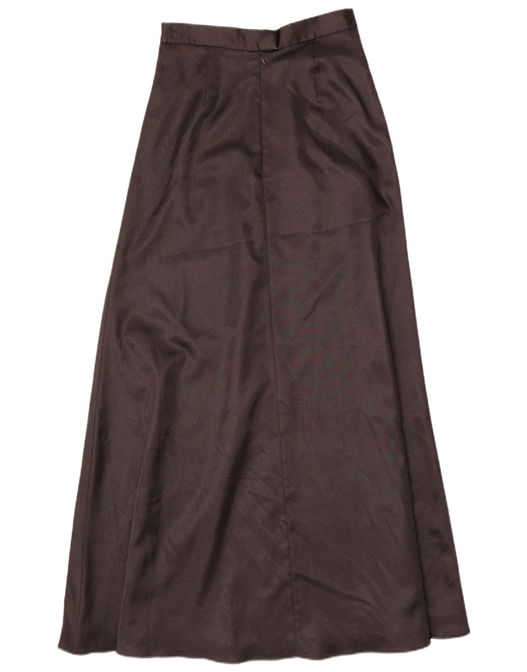 Vintage Womens Maxi Skirt UK 6 XS W24 Black Polyester