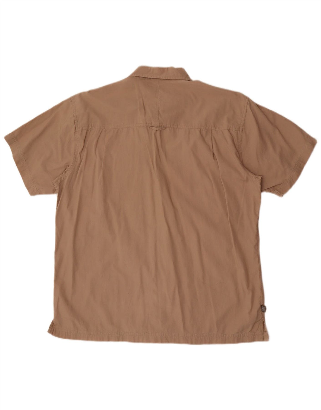 Mountain Warehouse Mens Short Sleeve Regular Fit Shirt Large Beige