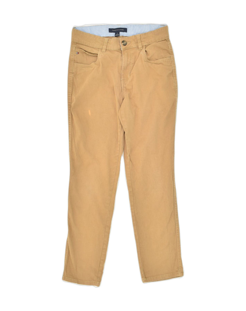 TOMMY HILFIGER Boys Slim Casual Trousers 15-16 Years W27 L26 Beige Cotton | Vintage Tommy Hilfiger | Thrift | Second-Hand Tommy Hilfiger | Used Clothing | Messina Hembry 