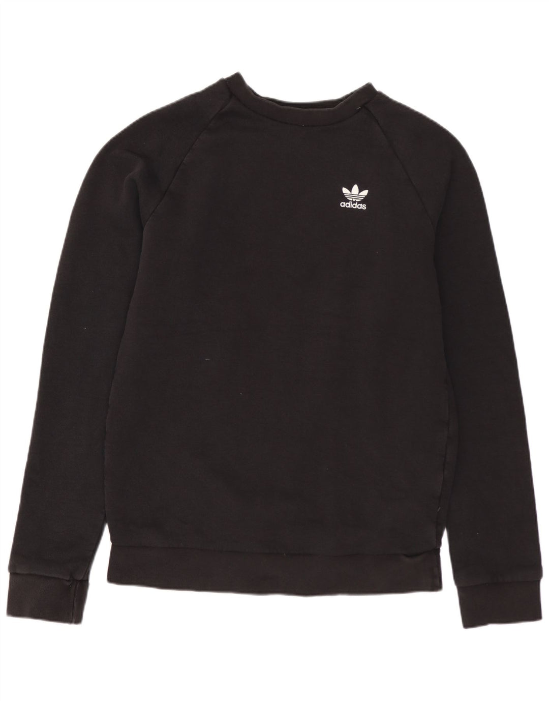 ADIDAS Mens Sweatshirt Jumper XS Black Cotton