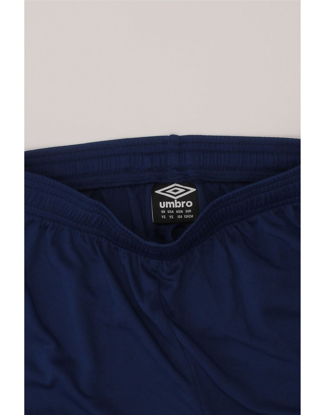 Umbro Boys Sport Shorts 7-8 Years Small Navy Blue Polyester