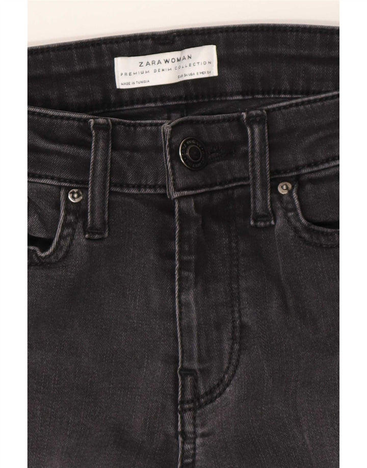 Zara Womens Flared Jeans EU 34 2XS W24 L30 Grey