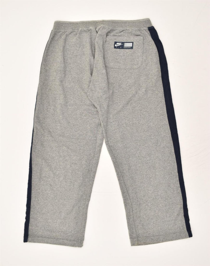 NIKE Mens Tracksuit Trousers Medium Grey Cotton | Vintage Nike | Thrift | Second-Hand Nike | Used Clothing | Messina Hembry 