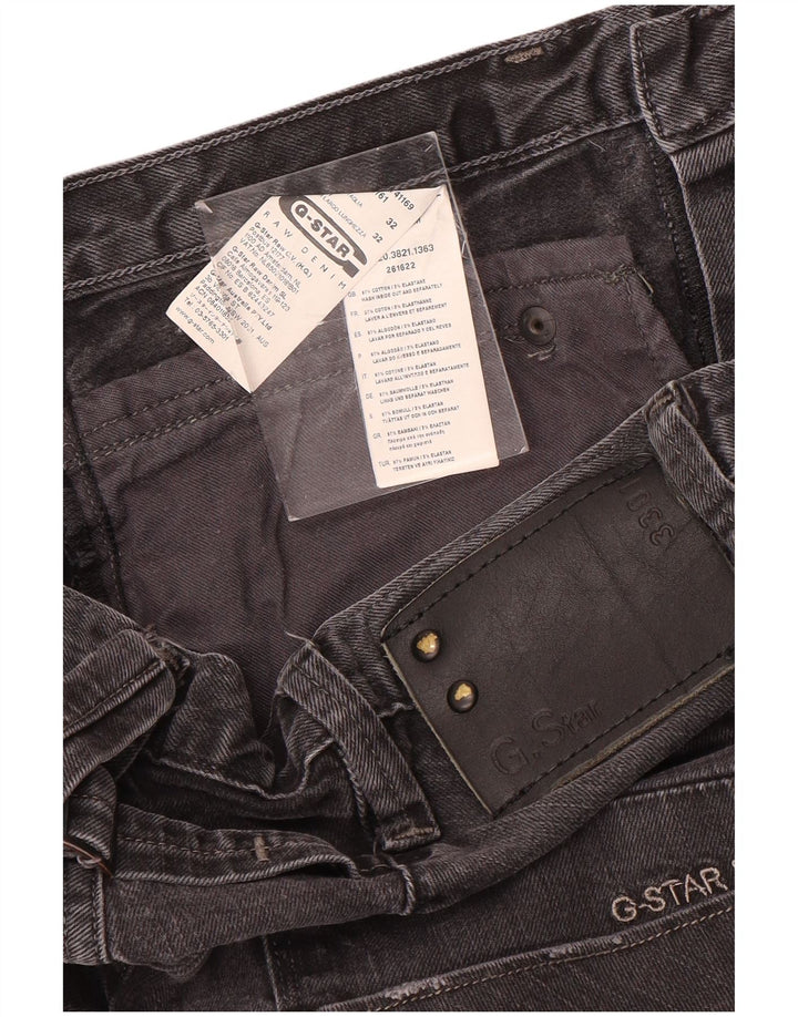 G-Star Mens Slim Jeans W32 L32 Grey Cotton