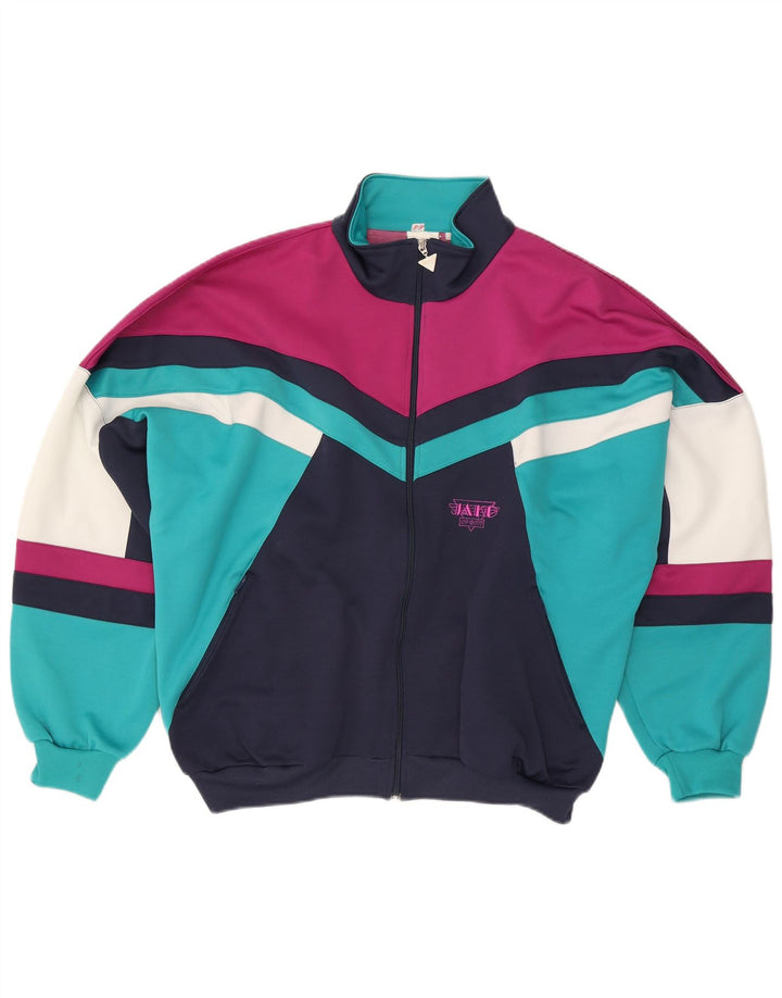 Jako Mens Graphic Tracksuit Top Jacket 2XL Multicoloured Colourblock