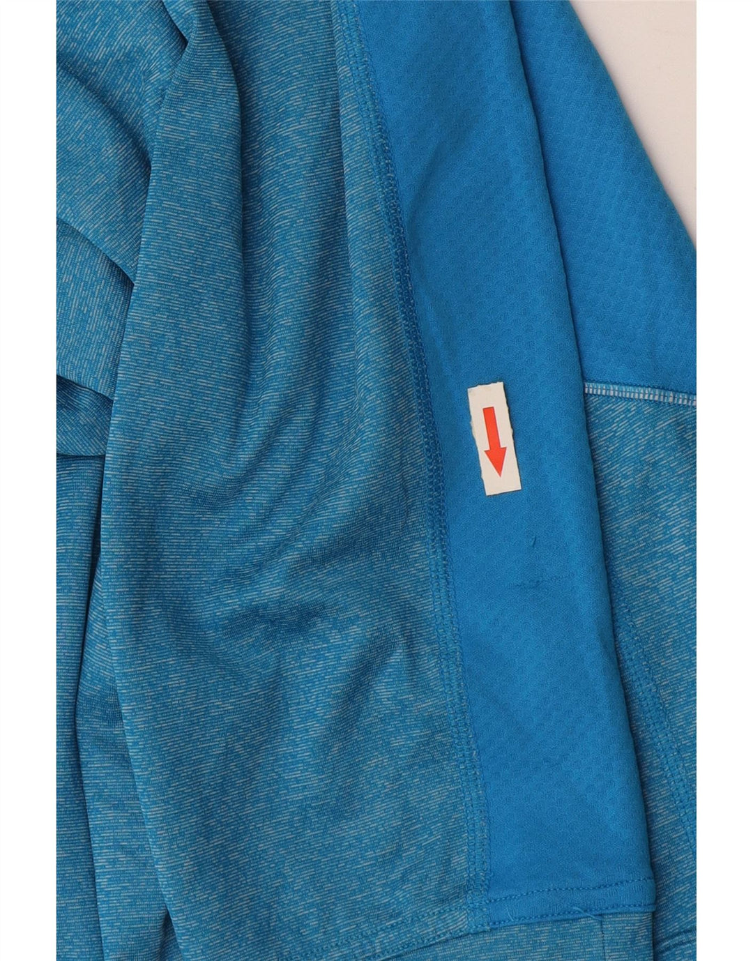 PUMA Mens Zip Neck Pullover Tracksuit Top XL Blue Polyester