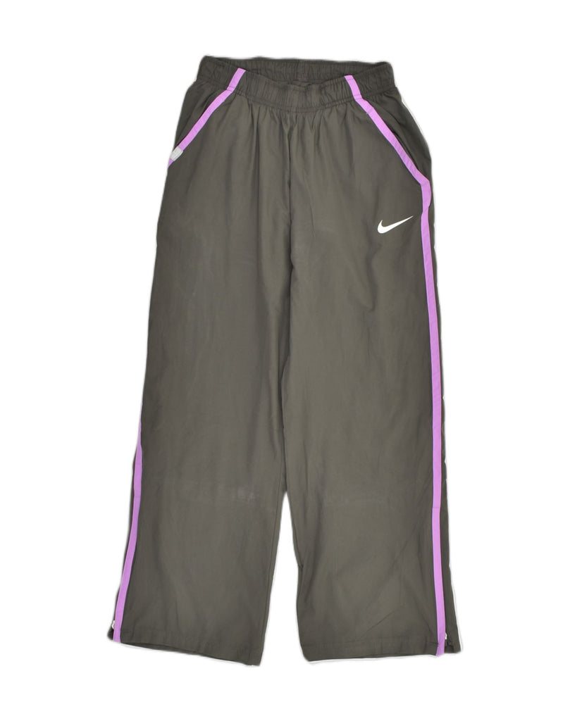 NIKE Girls Tracksuit Trousers 12-13 Years Large  Grey | Vintage Nike | Thrift | Second-Hand Nike | Used Clothing | Messina Hembry 