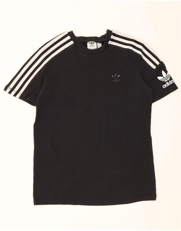 Adidas Womens T-Shirt Top UK 8 Small Black