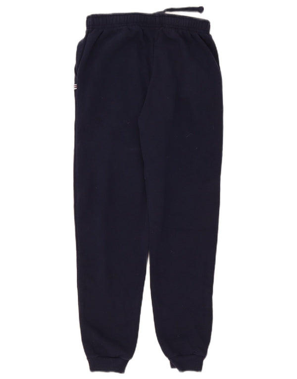 Fila Girls Tracksuit Trousers Joggers 11-12 Years Navy Blue Cotton