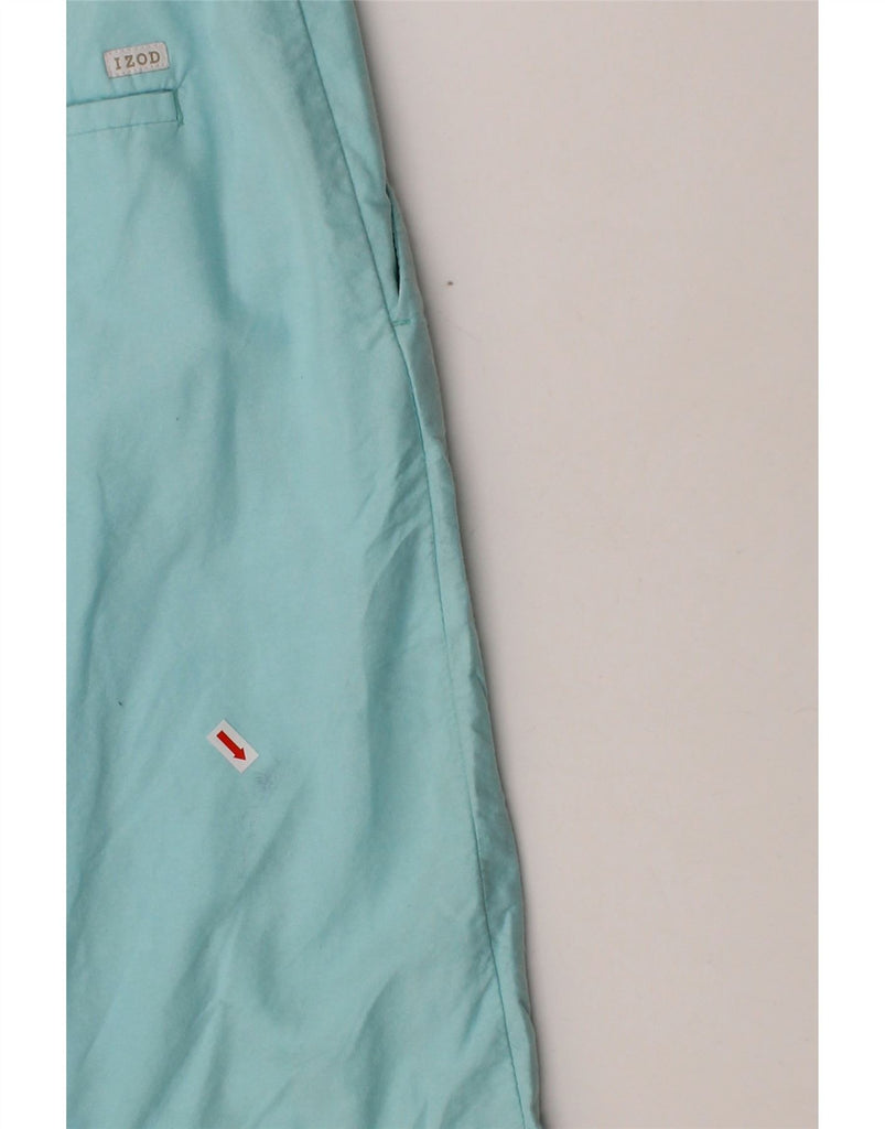 IZOD Mens Chino Shorts W38 XL Blue Cotton Vintage Izod and Second-Hand Izod from Messina Hembry 
