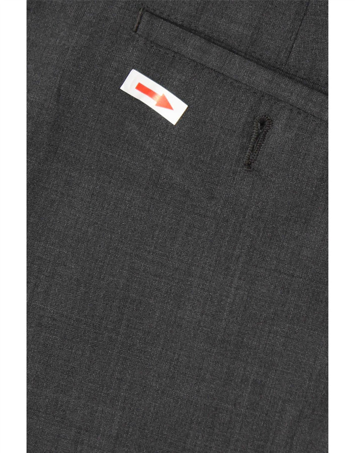 Marks & Spencer Mens Tailored Fit Suit Trousers W38 L31 Grey Polyester