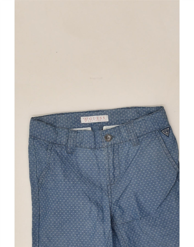 GUESS Boys Casual Shorts 5-6 Years W23 Blue Spotted Cotton | Vintage Guess | Thrift | Second-Hand Guess | Used Clothing | Messina Hembry 