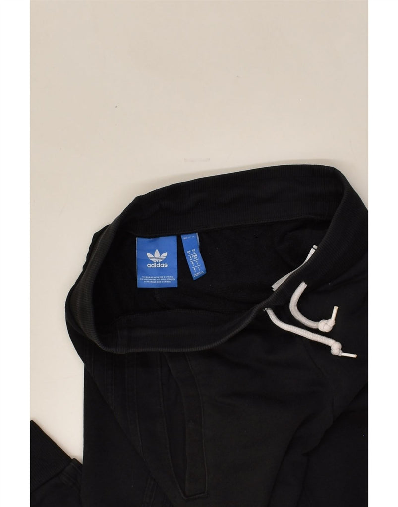 ADIDAS Mens Tracksuit Trousers Joggers Small Black Cotton | Vintage Adidas | Thrift | Second-Hand Adidas | Used Clothing | Messina Hembry 