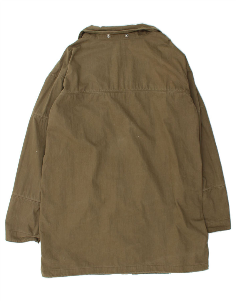 COLUMBIA Mens Windbreaker Jacket UK 42 XL Khaki Cotton Vintage Columbia and Second-Hand Columbia from Messina Hembry 