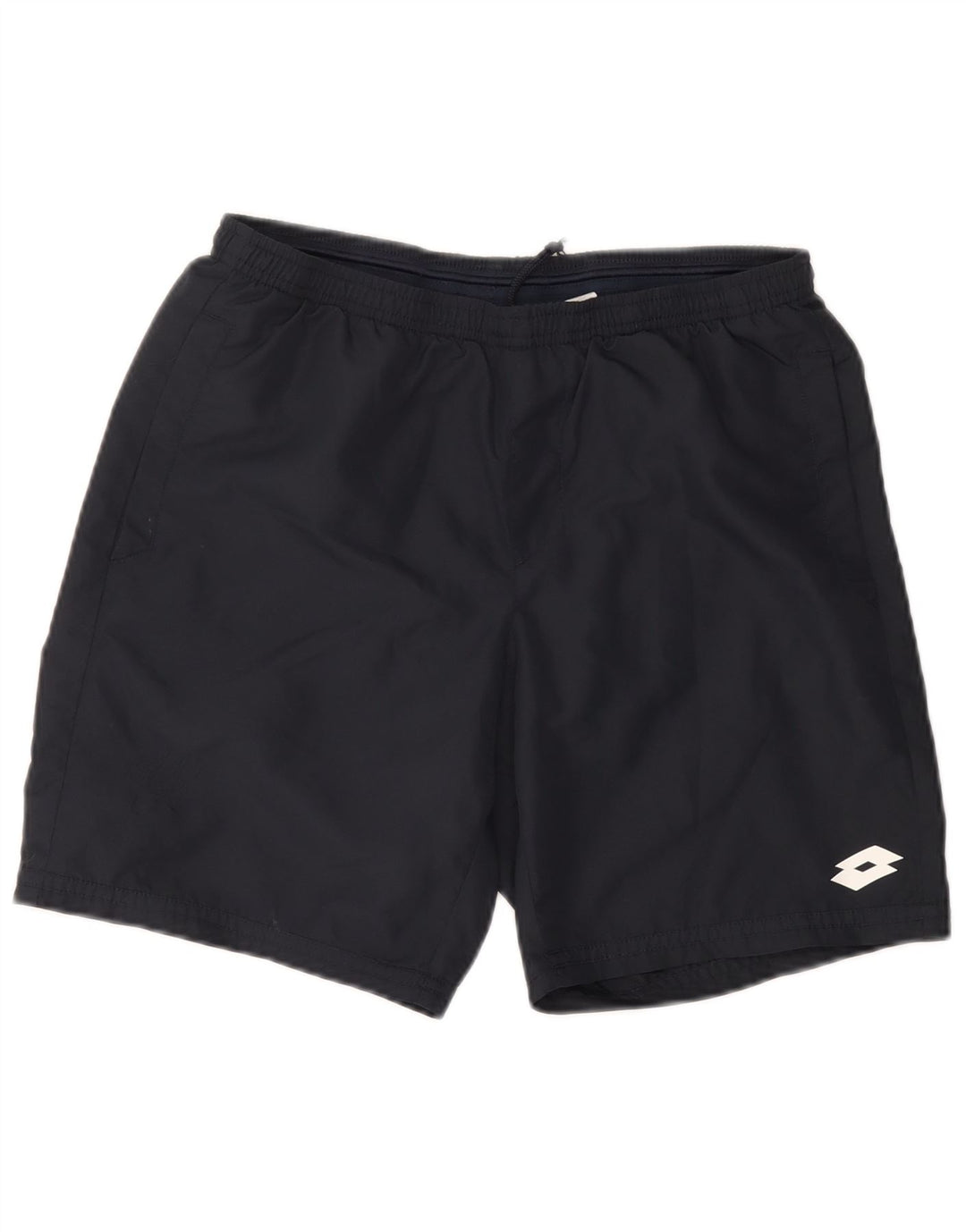 LOTTO Mens Sport Shorts Small  Navy Blue Polyester