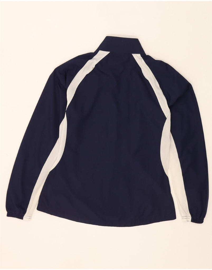 PUMA Womens Tracksuit Top Jacket UK 12 Medium  Navy Blue Colourblock Vintage Puma and Second-Hand Puma from Messina Hembry 