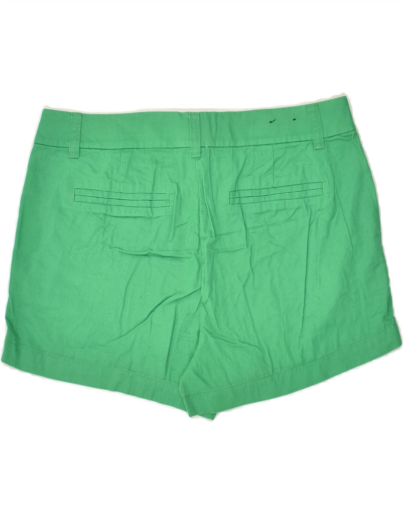 J. CREW Womens Chino Shorts US 6 Medium W32 Green Cotton | Vintage J. Crew | Thrift | Second-Hand J. Crew | Used Clothing | Messina Hembry 