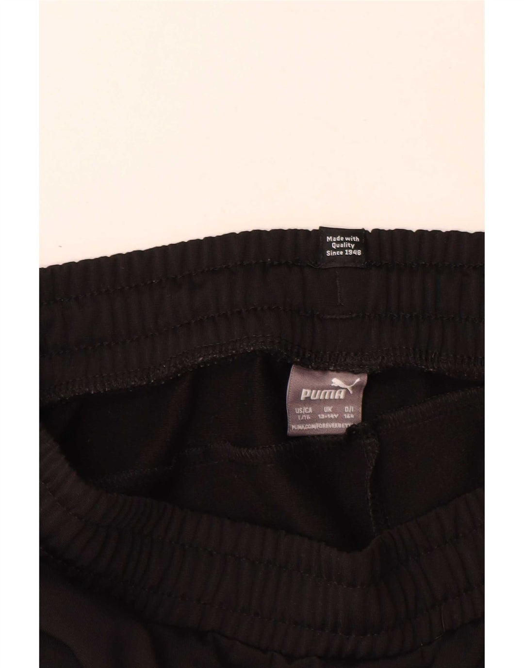 Puma Boys Tracksuit Trousers Joggers 13-14 Years Black
