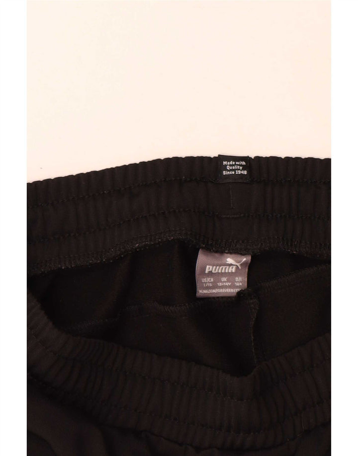 Puma Boys Tracksuit Trousers Joggers 13-14 Years Black