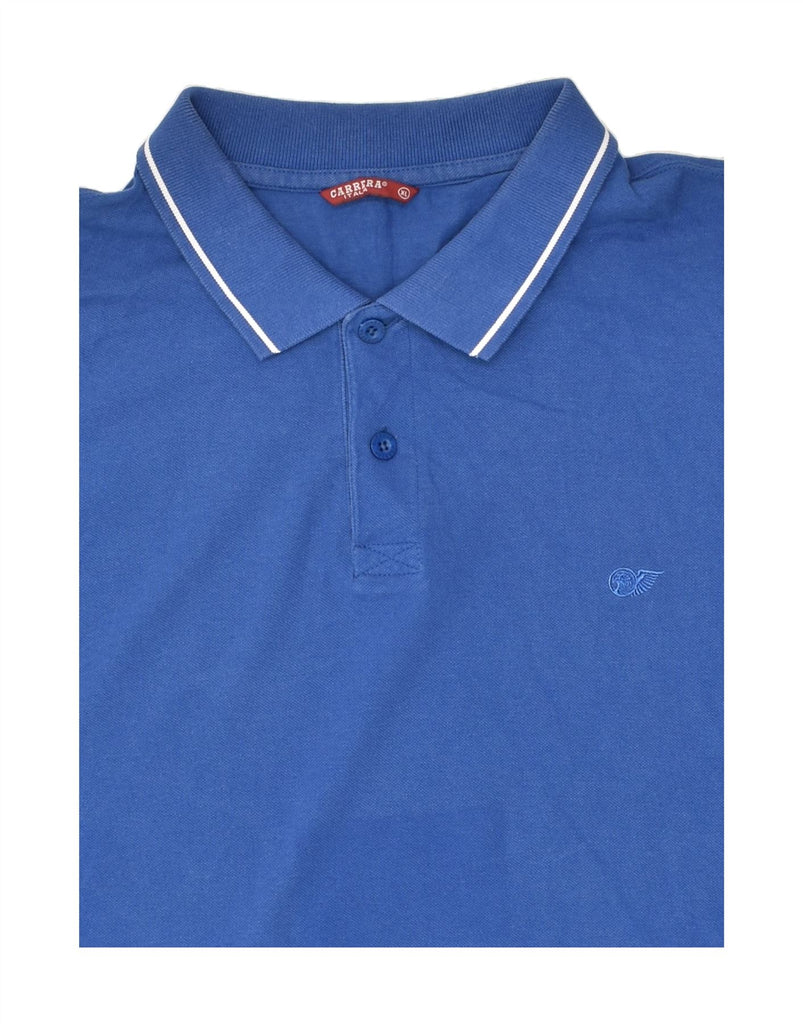 CARRERA Mens Polo Shirt XL Blue Cotton | Vintage Carrera | Thrift | Second-Hand Carrera | Used Clothing | Messina Hembry 