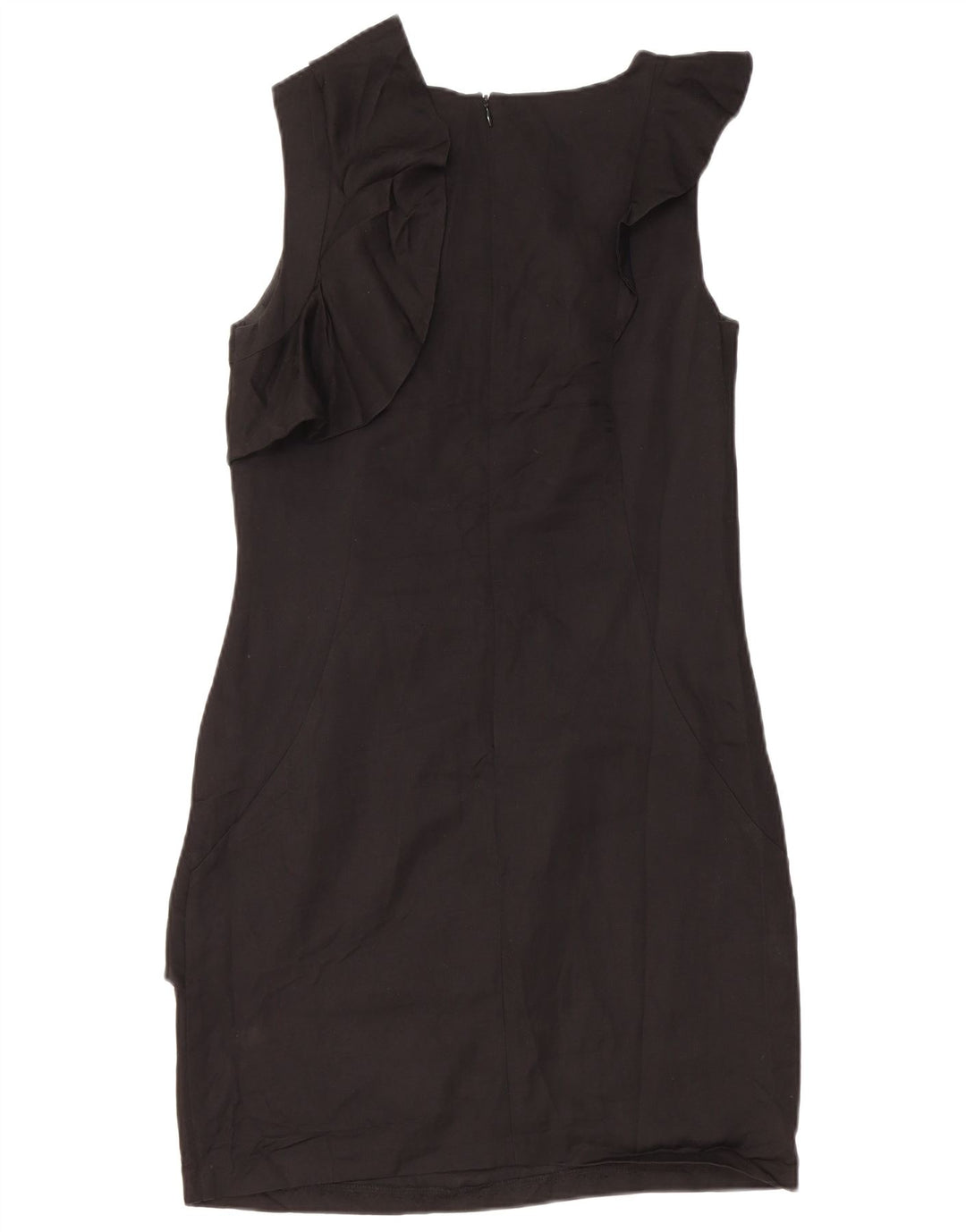 Oasis Womens Sleeveless Sheath Dress UK 10 Small Black Viscose