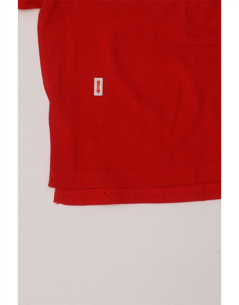 ADIDAS Baby Boys Graphic T-Shirt Top 3-6 Months Red Cotton Vintage Adidas and Second-Hand Adidas from Messina Hembry 