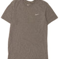 Nike Mens Athletic Cut T-Shirt Top Small Grey Flecked