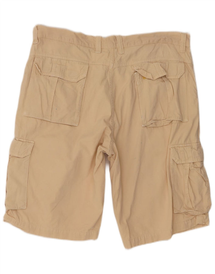 Carrera Mens Cargo Shorts W40 XL Beige Cotton