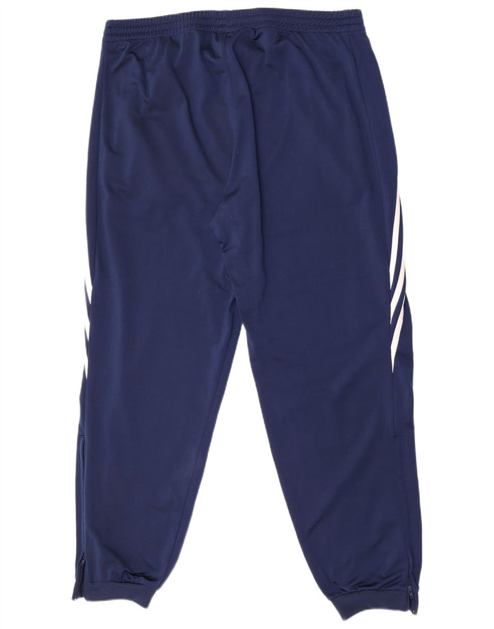 Adidas Mens Tracksuit Trousers Joggers XL  Navy Blue Polyester