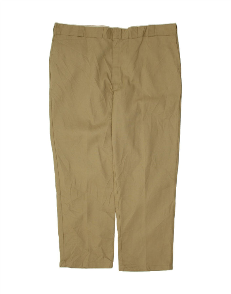 DICKIES Mens 874 Original Fit Chino Trousers W46 L32  Beige Polyester | Vintage Dickies | Thrift | Second-Hand Dickies | Used Clothing | Messina Hembry 